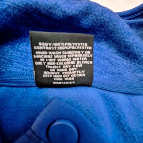 Florida Gators Blue Heathered Marled Side Snap Womens Pullover Sz Large Coloseum - Picture 10 of 10